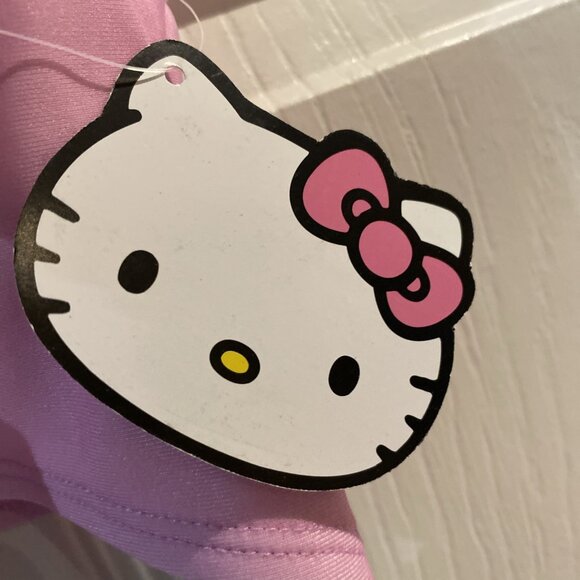 Hello Kitty By Sanrio Girls 1 Piece Swimsuit Bathingsuit Pink Green Size 4/5 - Picture 4 of 8